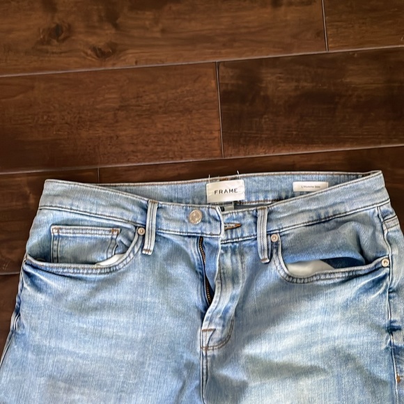 Men’s Frame jeans L’Homie Slim comfy stretchy sz33 bestseller light blue - Picture 6 of 16